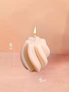 Свеча «Волнистые линии», 5×5×6 см, соевый воск, МИКС 10953593