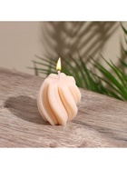 Свеча «Волнистые линии», 5×5×6 см, соевый воск, МИКС 10953593