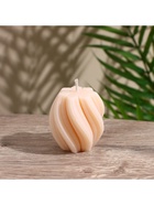 Свеча «Волнистые линии», 5×5×6 см, соевый воск, МИКС 10953593