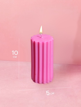 Свеча «Колонна», 5×5×10 см, соевый воск