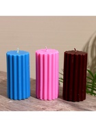 Свеча «Колонна», 5×5×10 см, соевый воск 10953594