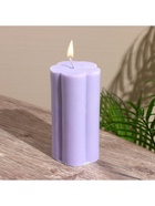 Свеча «Цветок», 6×6×12 см, соевый воск, МИКС 10953596