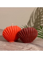 Свеча «Ракушка малая», 9×4×7.5 см, соевый воск, МИКС 10953598