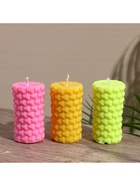 Свеча «Соты», 5×5×8 см, соевый воск 10953599