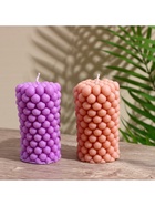 Свеча «Столб шарики», 5×5×9 см, соевый воск, МИКС 10953601