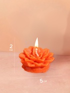 Свеча «Цветок», 5×5×2 см, соевый воск, МИКС 10953602