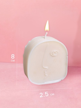 Свеча «Пикассо», 7×2.5×8 см, соевый воск, МИКС