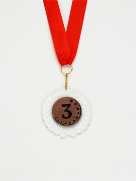 Медаль призовая «3 место», на ленте 10944596