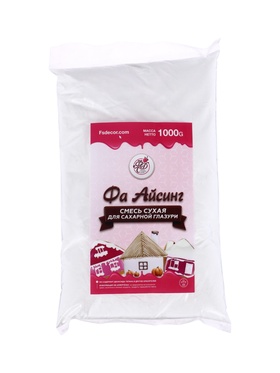 Смесь сухая для сахарной глазури «Фа Айсинг», не содержит диоксид титана, 1 кг