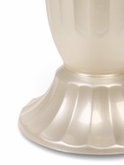 Ваза для цветов, 1 л, d=14 см, h=24 см, пластиковая, белая - Фото 3