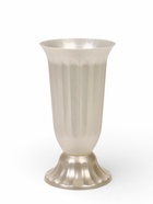 Ваза для цветов, 2.5 л, d=16 см, h=30 см, пластиковая, белая 10971211