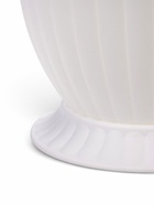 Горшок для цветов «Венеция», 10 л, d=32 см, h=25 см, пластиковый, с поддоном, белый - Фото 3