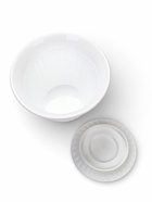 Горшок для цветов «Венеция», 10 л, d=32 см, h=25 см, пластиковый, с поддоном, белый - Фото 5