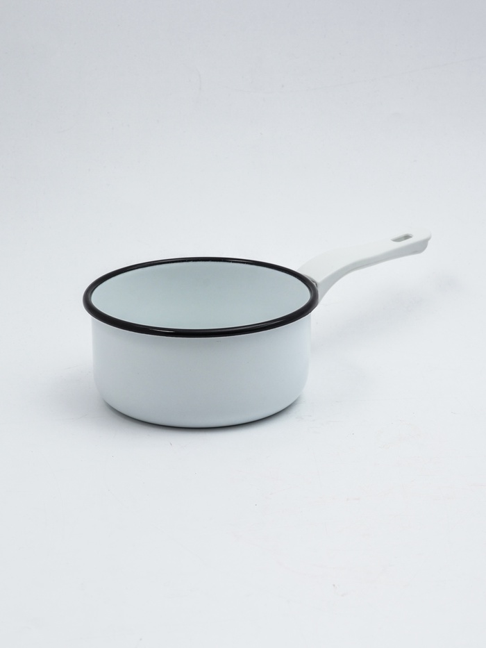 УЦЕНКА Ковш 0.6 л б/деколи, пл. ручка, цил - Фото 1