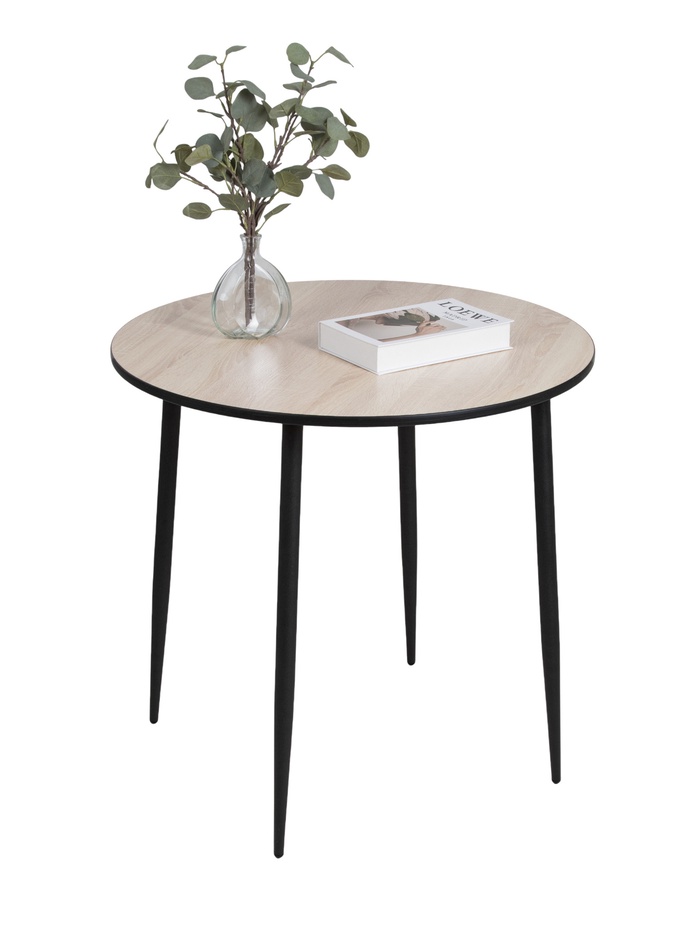 Стол кухонный круглый «Лакси», 785×785×755 мм, цвет дуб сонома - Фото 1