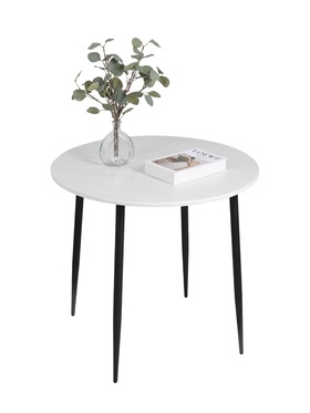 Стол кухонный круглый «Лакси», 785×785×755 мм, цвет ясень белый