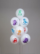 Воздушные шары латексные 12" «С днём рождения наш малыш. Динозаврики», 25 шт. 10969974