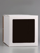 Коробка для торта, кондитерская, белая, с окном 30×30×30 см Набор 5 шт. 10955044