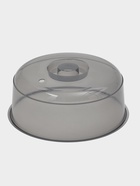 Крышка для СВЧ-печи D-245 мм, цвет черный-прозрачный, без клапана - фото 65464036