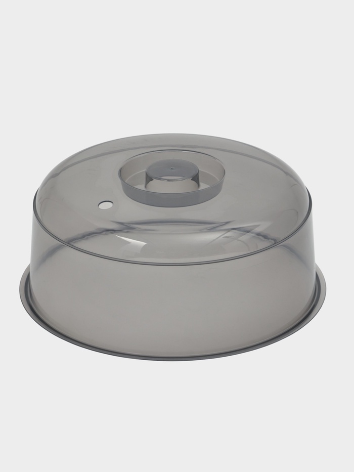 Крышка для СВЧ-печи IDEA, d=24.5 см, пластик, серая - Фото 1