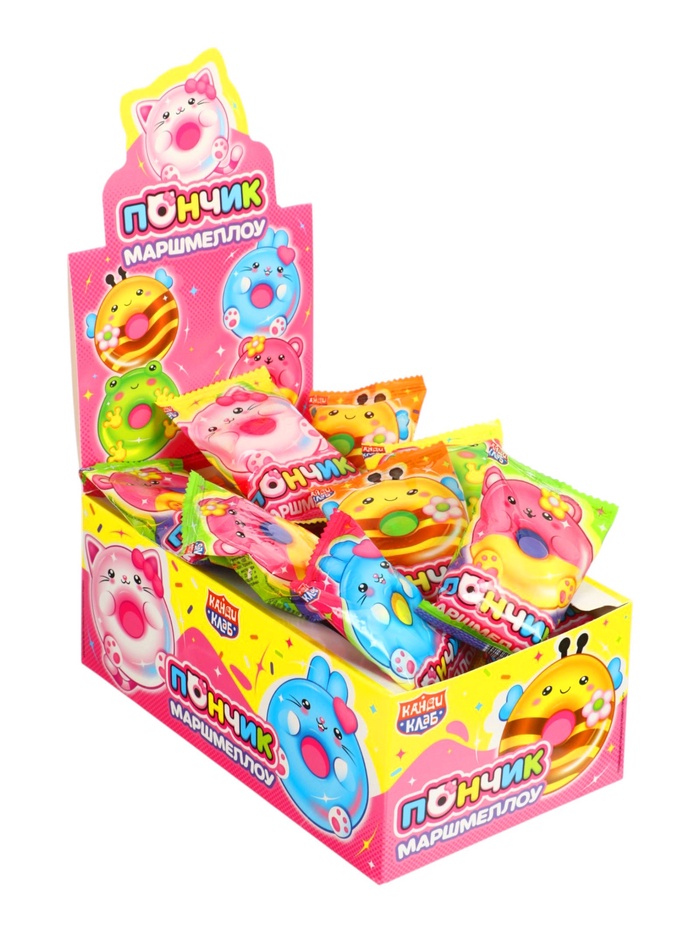 Маршмеллоу «Пончик» 10 г×30 шт. - Фото 1