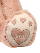 Мягкая игрушка «Медведь Пьер», с бантом, пудровый,130 см 10969557