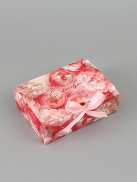 Коробка складная «С Любовью», 16,5 х 12 х 5 см