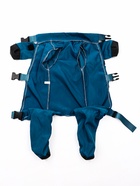 Ботинки - попона для собак, ДС 35 см, вес 8-10 кг, синие - фото 65464139