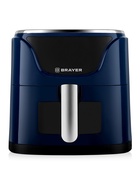 УЦЕНКА Аэрогриль BRAYER 2036BR, 1500 Вт, 5 л, 7 программ, 200°С, LCD-дисплей таймер, решётка, синий - Фото 2