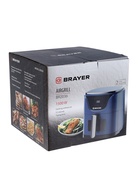 УЦЕНКА Аэрогриль BRAYER 2036BR, 1500 Вт, 5 л, 7 программ, 200°С, LCD-дисплей таймер, решётка, синий - Фото 11