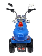 УЦЕНКА (Нет крыла/диска, ржавчина, не работает аккумулятор) Электромобиль «Чоппер», синий - Фото 4