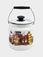 УЦЕНКА Бидон 3 л (белая) декор микс - Фото 4