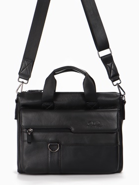 Сумка муж деловая А4, FL 8237, 33*25*11см, отд на молн, 3 н/карм, дл/р. Черный