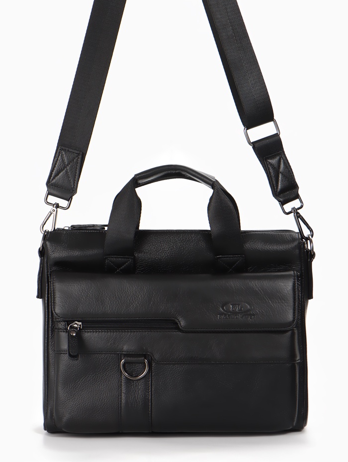 Сумка муж деловая А4, FL 8237, 33*25*11см, отд на молн, 3 н/карм, дл/р. Черный