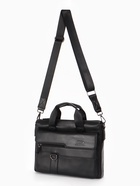 Сумка муж деловая А4, FL 8237, 33*25*11см, отд на молн, 3 н/карм, дл/р. Черный - фото 65464164