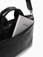 Сумка мужская, деловая, А4, на молнии, с длинным ремнём, чёрная - Фото 6