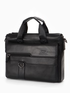 Сумка муж деловая А4, FL 8237, 33*25*11см, отд на молн, 3 н/карм, дл/р. Черный - фото 65464167