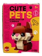 УЦЕНКА UNICON Конструктор "Cute pets", Хомячок, 102 деталей - Фото 3