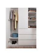 УЦЕНКА Шкаф Мадера распашной, трёхстворчатый, 1200×520×2100, Белый - Фото 6