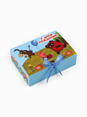 Коробка подарочная «С Днём рождения!», 16,5 х 12 х 5 см