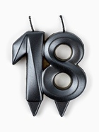 УЦЕНКА Свеча в торт юбилейная "Грань", ,цифра 18, , графит, 6,5 см 10980626