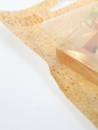 УЦЕНКА Свеча в торт юбилейная "Грань" (набор 2 в 1), цифра 55, золотой металлик, 6,5 см 10980638