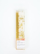 УЦЕНКА Набор свечей для торта "Ромбики", 12 шт, золотой и белый 10980655