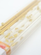 УЦЕНКА Набор свечей для торта "Ромбики", 12 шт, золотой и белый 10980655