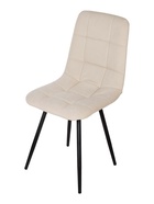 Стул мягкий для кухни «Фред», обивка титан 07, цвет бежевый - фото 68174228