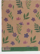 Бумага упаковочная крафтовая «Сиреневые цветы», 50 × 70 см - Фото 5