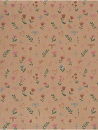 Бумага упаковочная крафтовая «Векторные цветы», 50 × 70 см - Фото 3