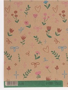 Бумага упаковочная крафтовая «Векторные цветы», 50 × 70 см - Фото 5