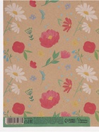 Бумага упаковочная крафтовая «Розовые цветочки», 70 × 100 см - Фото 5