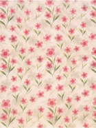 Бумага упаковочная крафтовая «Розовый цветы», 50 × 70 см - Фото 2